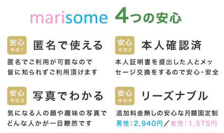 マリソメ婚活マッチングサイト