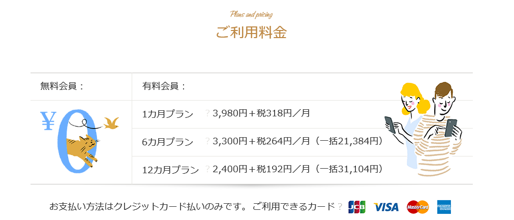 ゼクシィ縁結び・価格